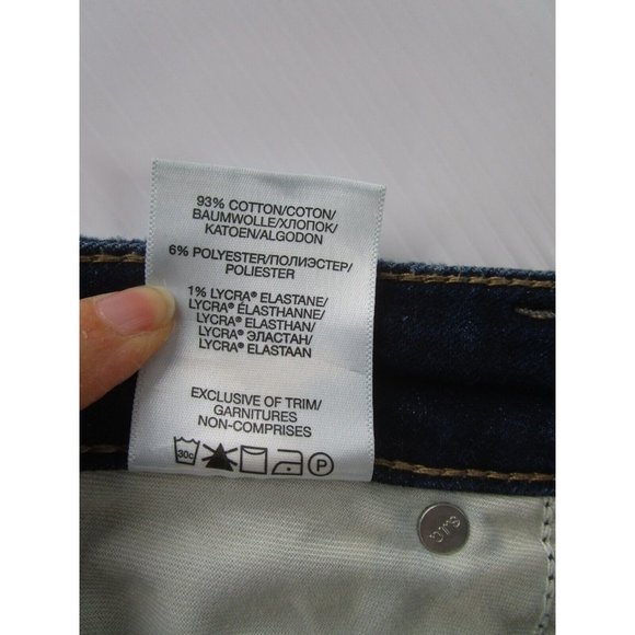 Silver Jeans 28 Boyfriend Western Glove Work Denim Pants Logo 31X31 - Picture 10 of 11